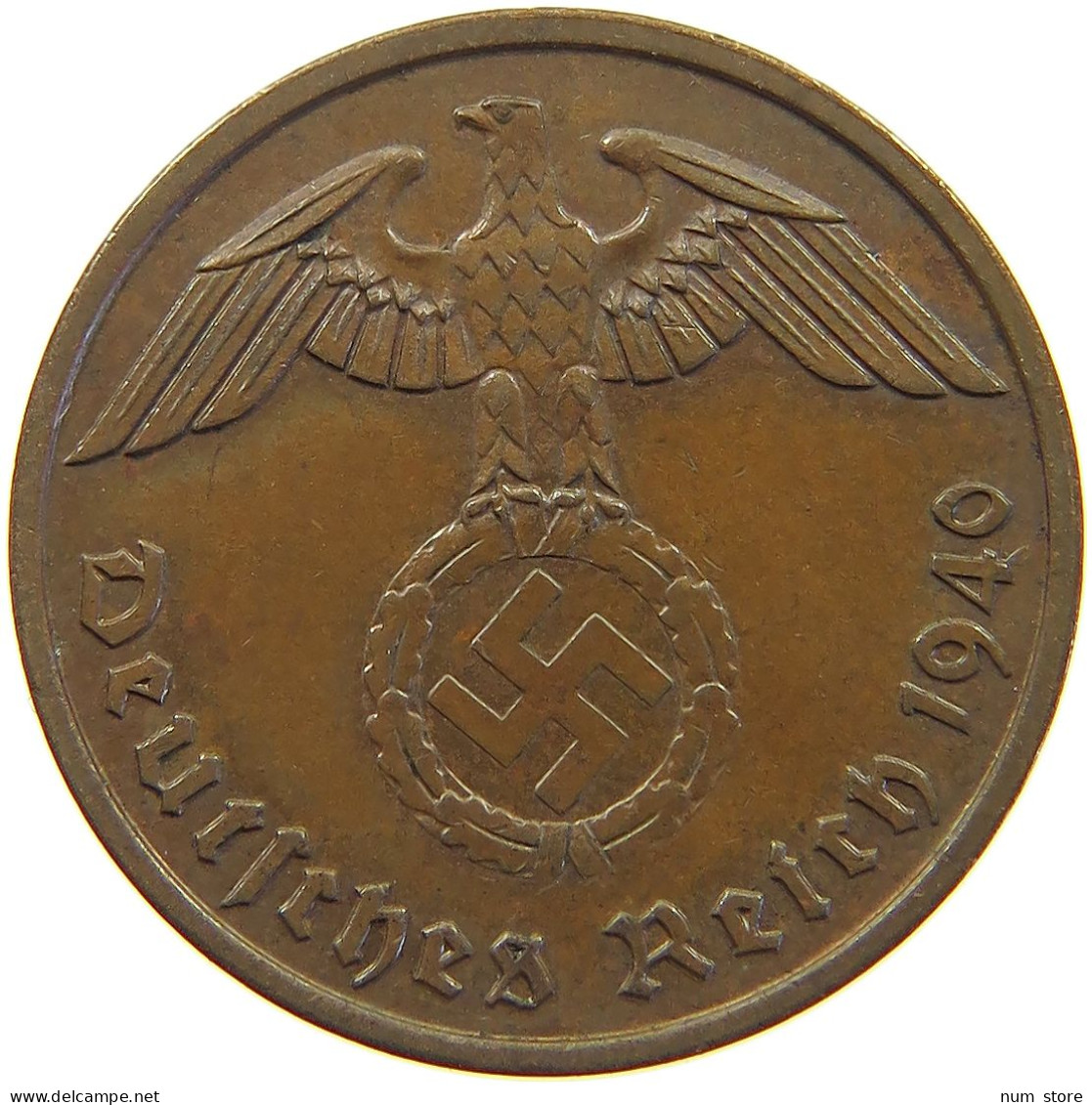 GERMANY 2 PFENNIG 1940 A #a054 0495 - 2 Reichspfennig
