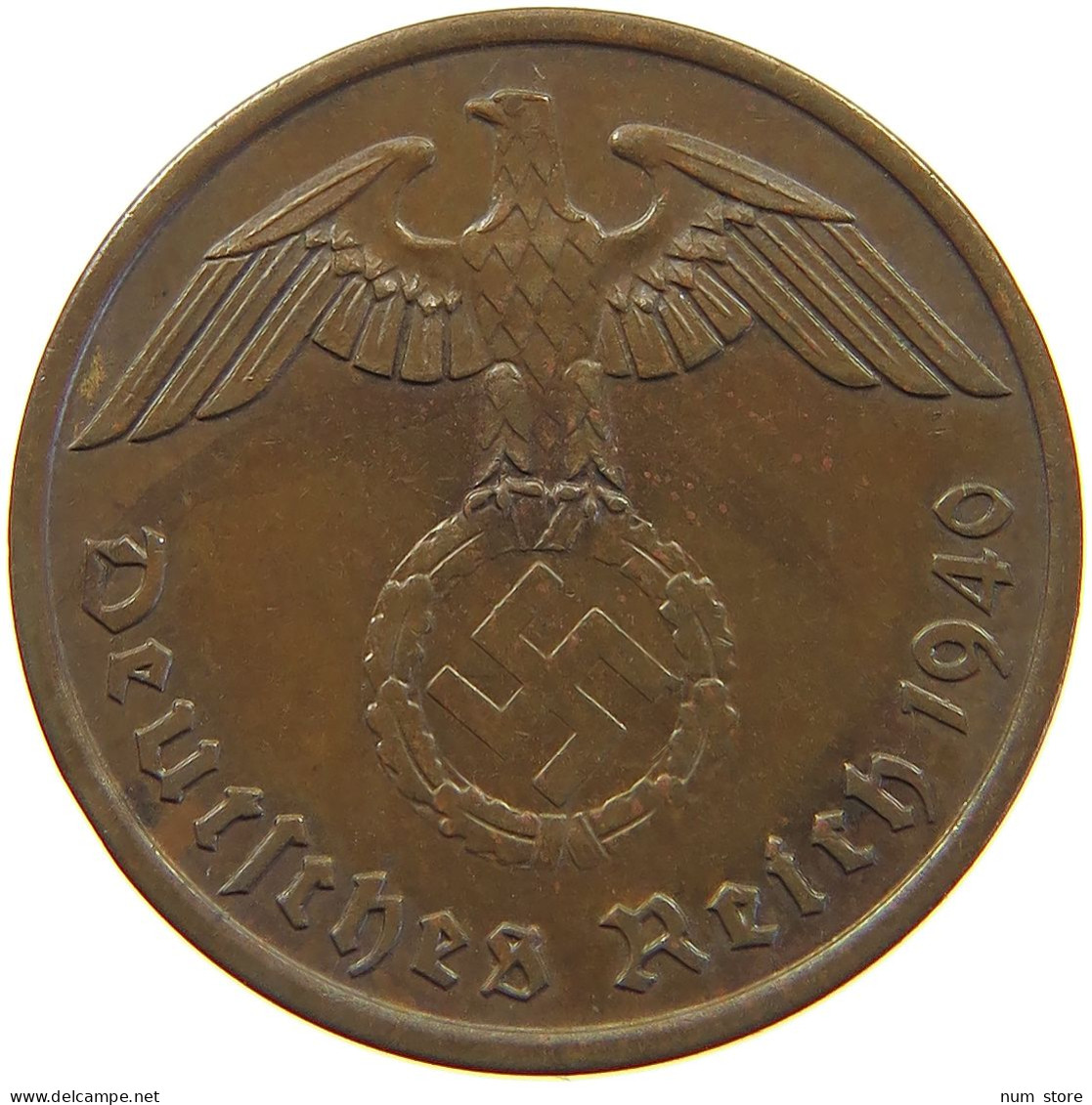 GERMANY 2 PFENNIG 1940 A #c082 0485 - 2 Reichspfennig