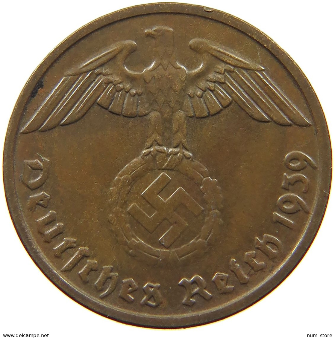 GERMANY 2 PFENNIG 1939 E #a032 0341 - 2 Reichspfennig