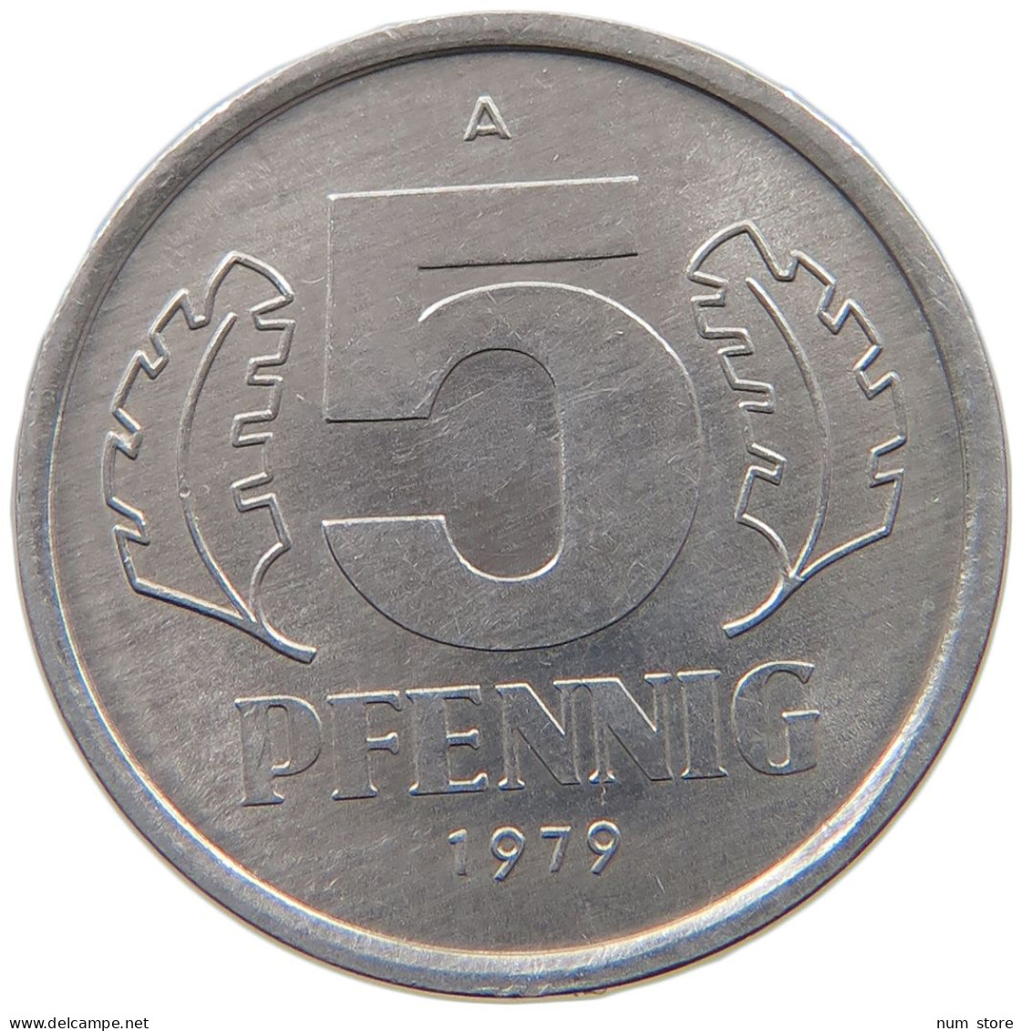 GERMANY DDR 5 PFENNIG 1979 TOP #s069 0671 - 5 Pfennig