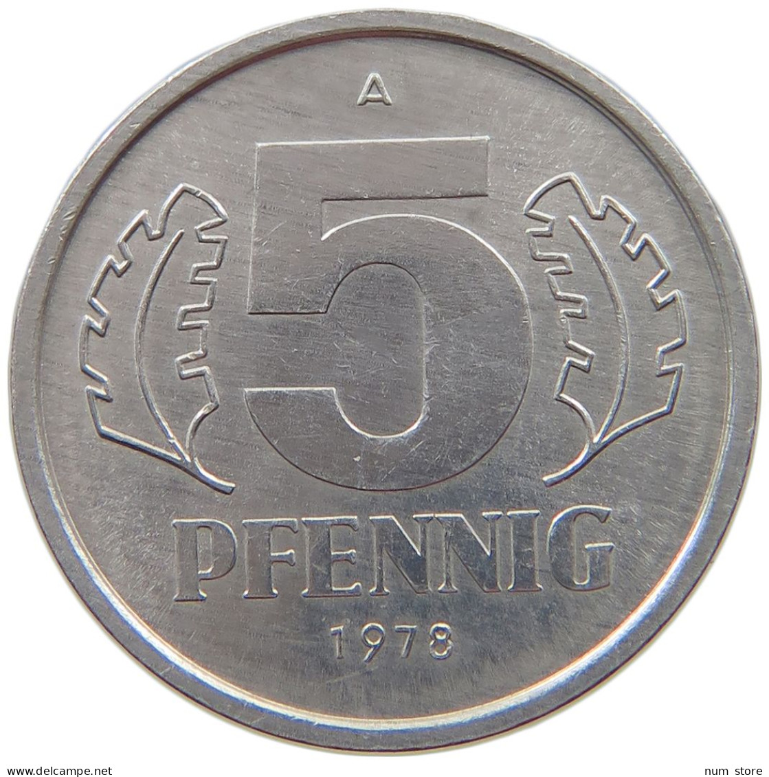 GERMANY DDR 5 PFENNIG 1978 TOP #s069 0697 - 5 Pfennig