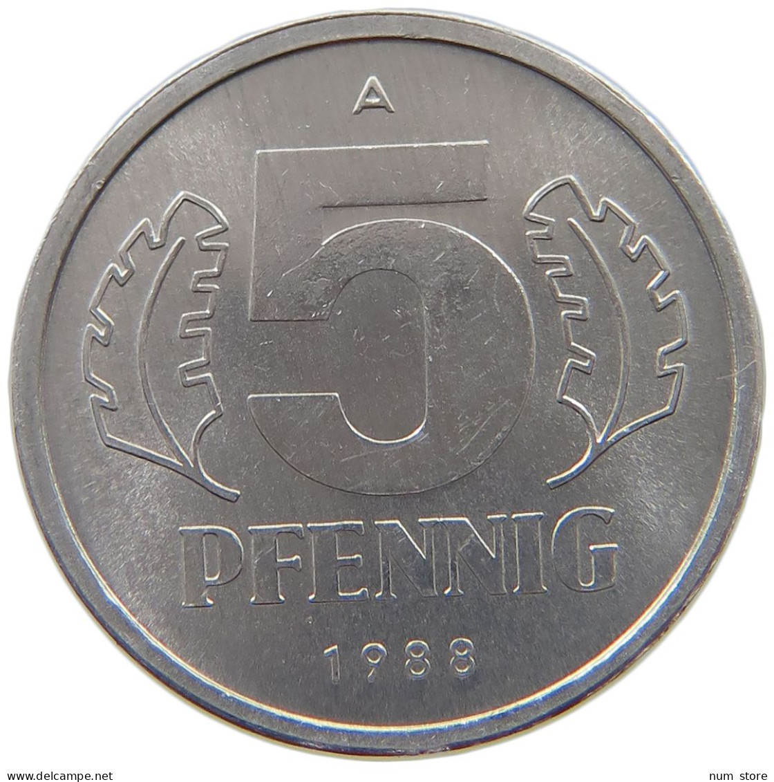 GERMANY DDR 5 PFENNIG 1988 TOP #s069 0681 - 5 Pfennig