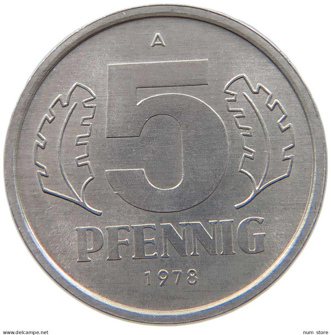 GERMANY DDR 5 PFENNIG 1978 TOP #s069 0685 - 5 Pfennig