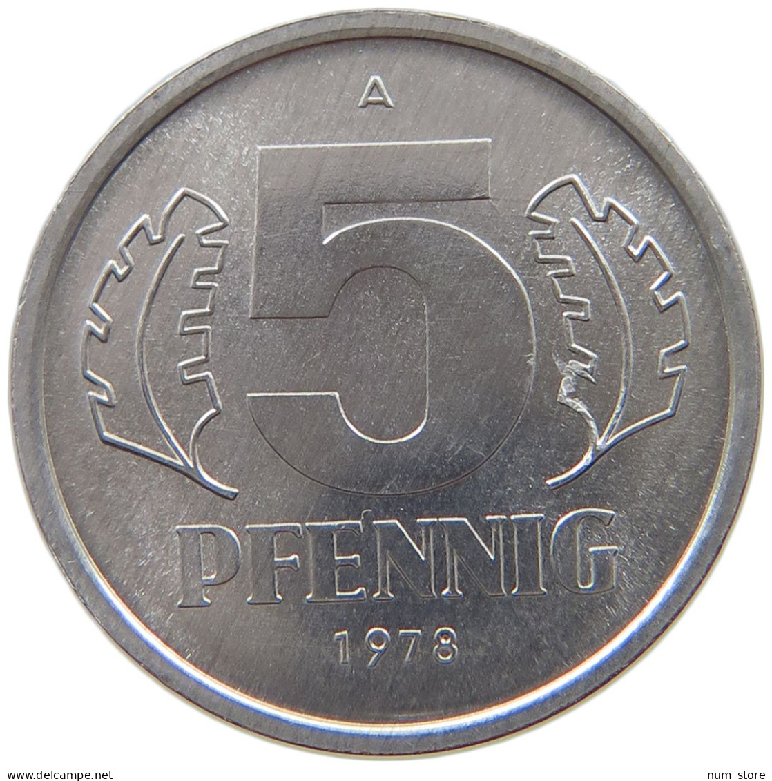 GERMANY DDR 5 PFENNIG 1978 TOP #a076 0363 - 5 Pfennig