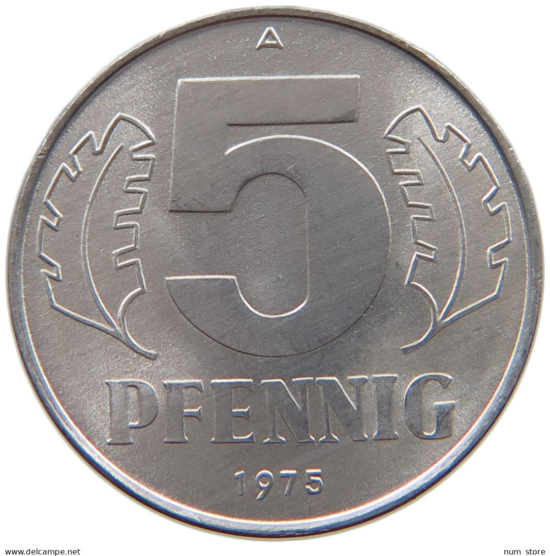 GERMANY DDR 5 PFENNIG 1975 TOP #a076 0329 - 5 Pfennig