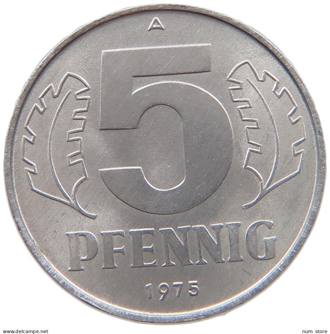 GERMANY DDR 5 PFENNIG 1975 TOP #s069 0693 - 5 Pfennig