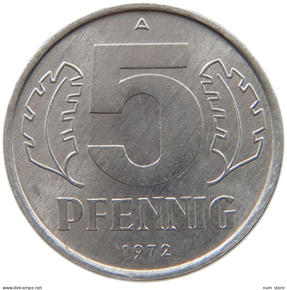 GERMANY DDR 5 PFENNIG 1972 TOP #a076 0365 - 5 Pfennig