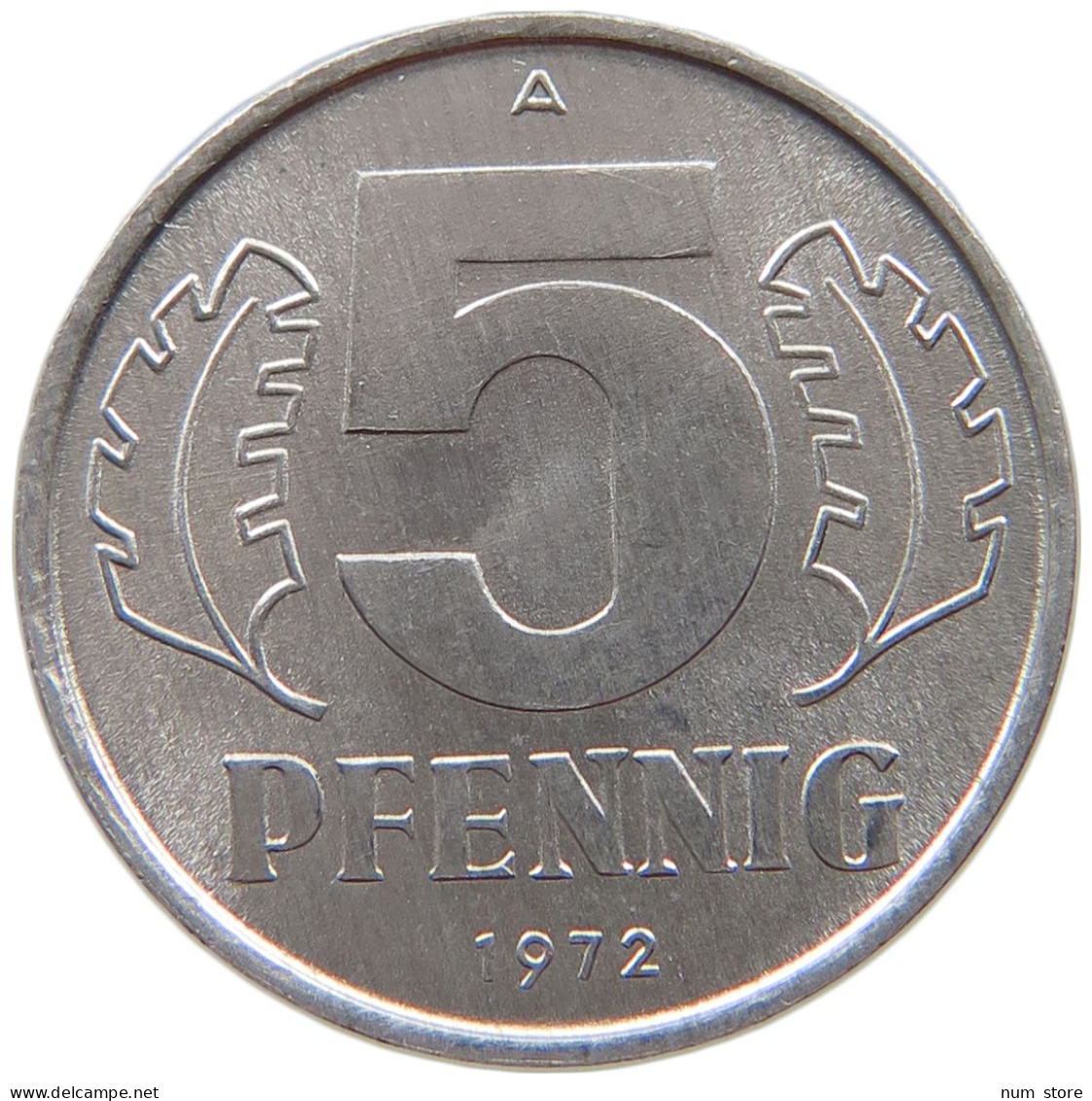 GERMANY DDR 5 PFENNIG 1972 TOP #a076 0339 - 5 Pfennig