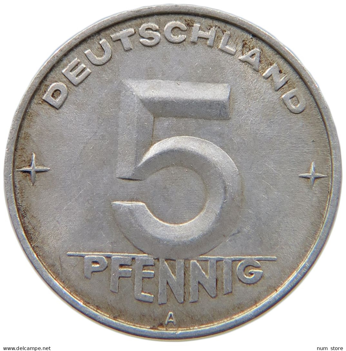 GERMANY DDR 5 PFENNIG 1952 A #a051 0785 - 5 Pfennig