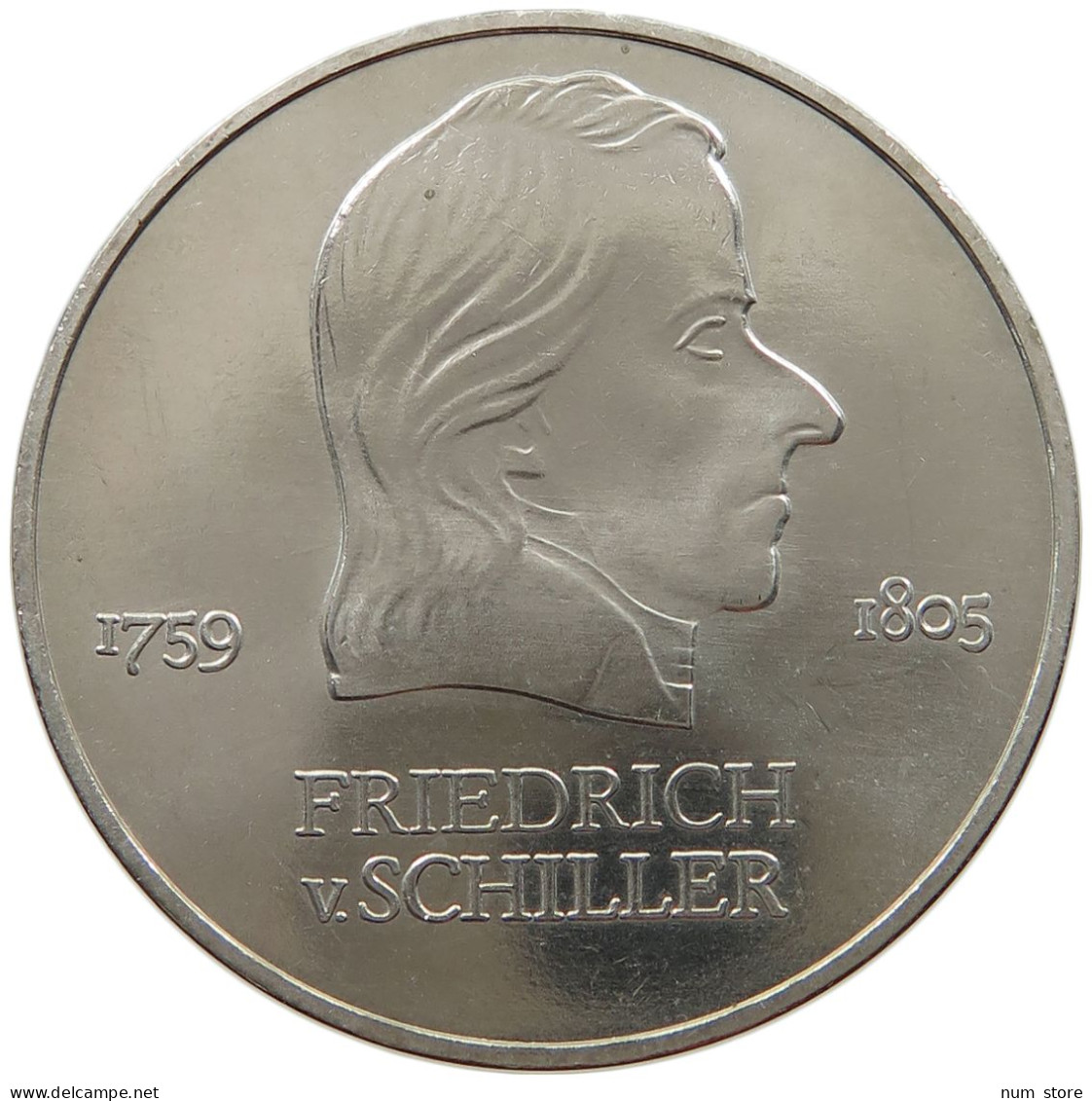 GERMANY DDR 20 MARK 1972 SCHILLER TOP #s062 0635 - 20 Marchi