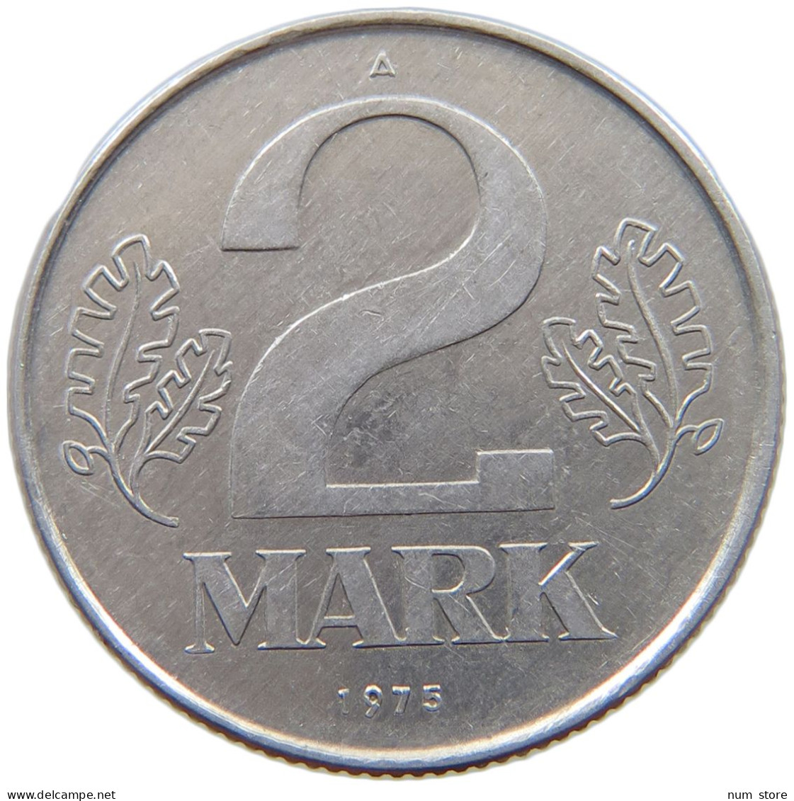 GERMANY DDR 2 MARK 1975 #a076 0239 - 2 Mark