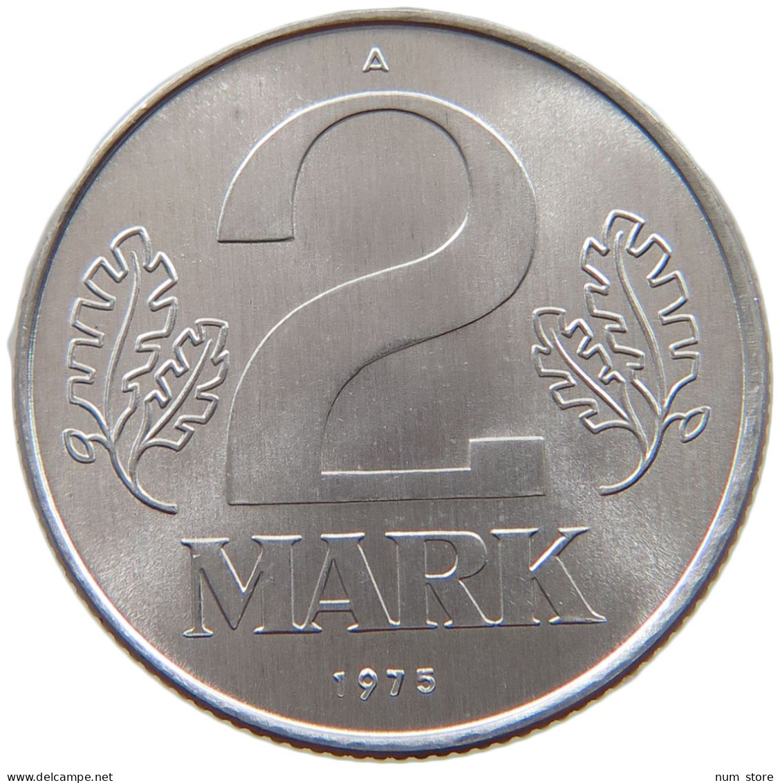 GERMANY DDR 2 MARK 1975 TOP #a076 0237 - 2 Marcos