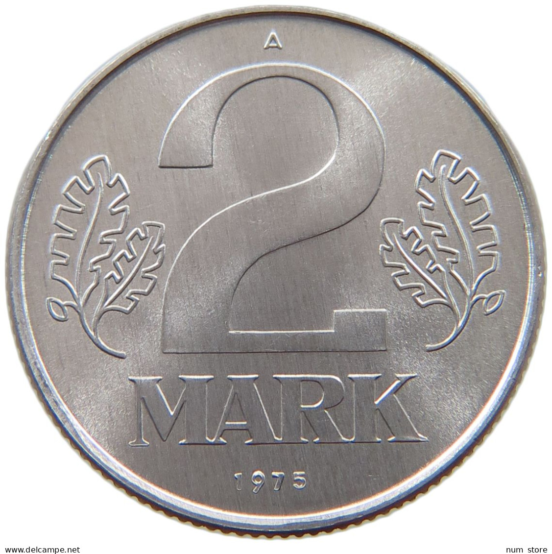 GERMANY DDR 2 MARK 1975 TOP #a076 0247 - 2 Marcos