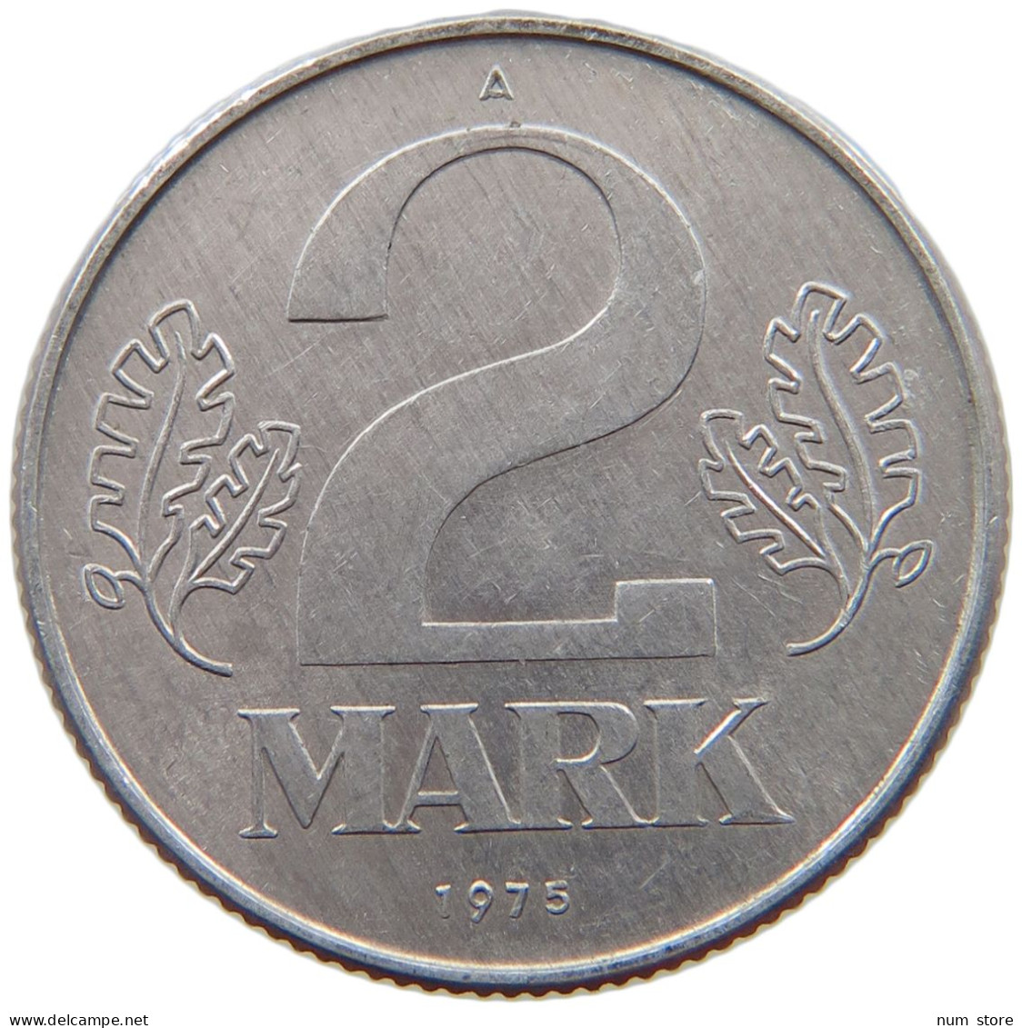 GERMANY DDR 2 MARK 1975 #a076 0243 - 2 Marchi