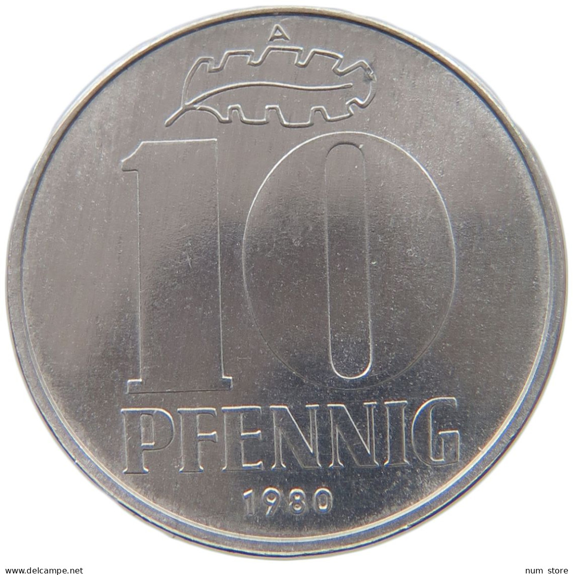 GERMANY DDR 10 PFENNIG 1980 TOP #c078 0543 - 10 Pfennig