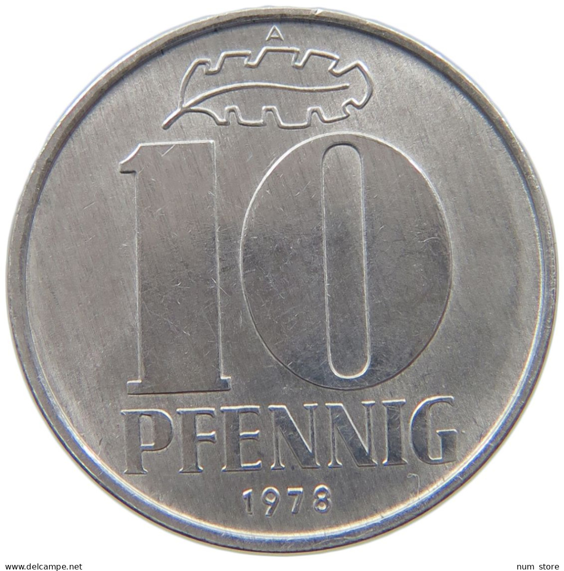 GERMANY DDR 10 PFENNIG 1978 #c078 0547 - 10 Pfennig