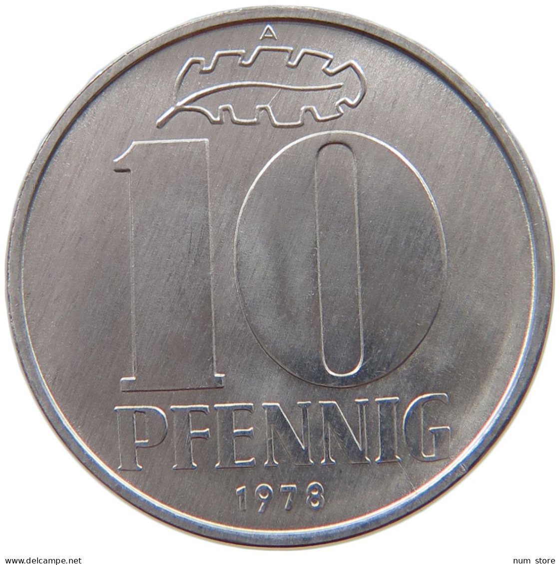 GERMANY DDR 10 PFENNIG 1978 TOP #a076 0309 - 10 Pfennig