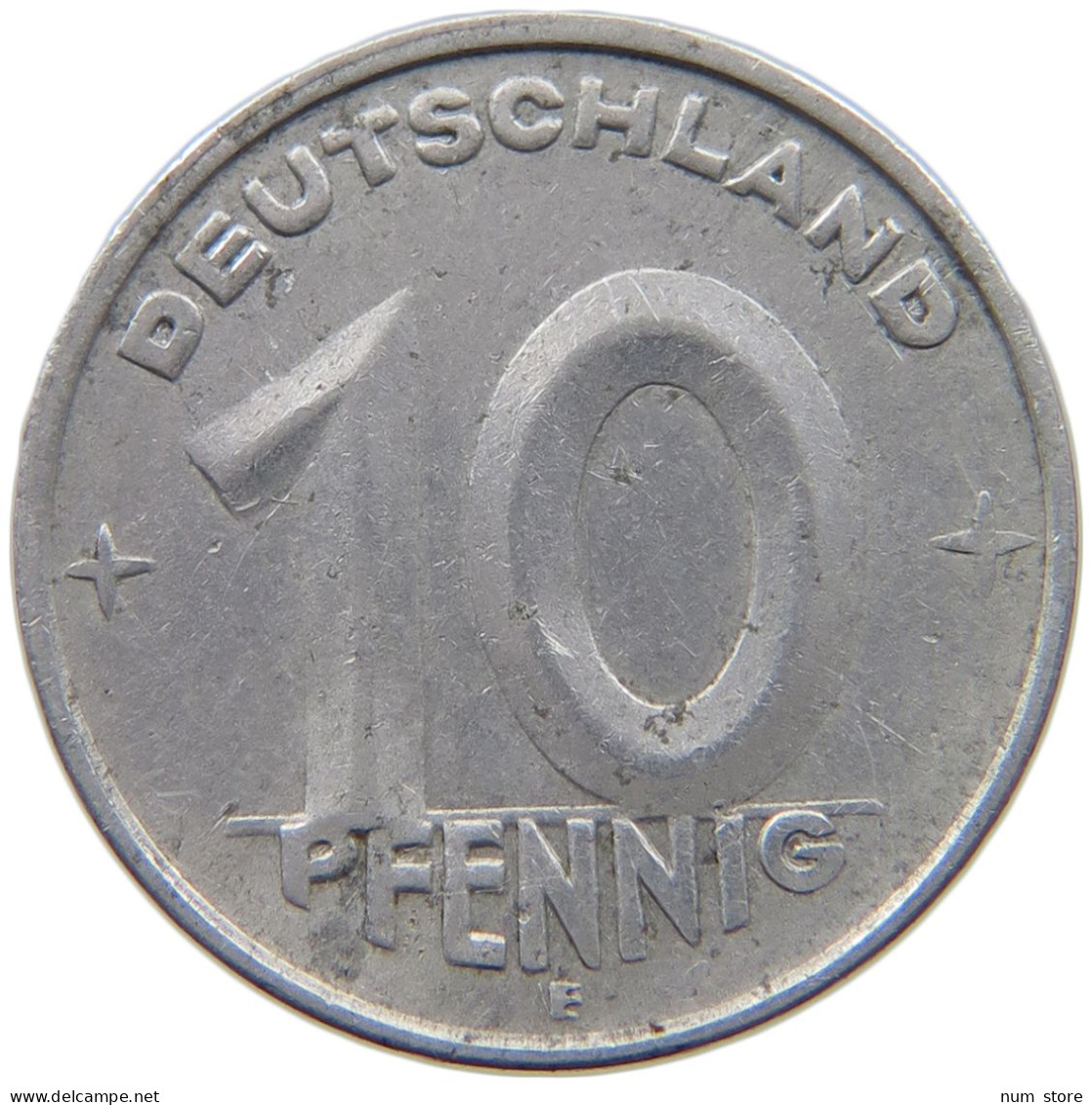 GERMANY DDR 10 PFENNIG 1950 E #c078 0553 - 10 Pfennig