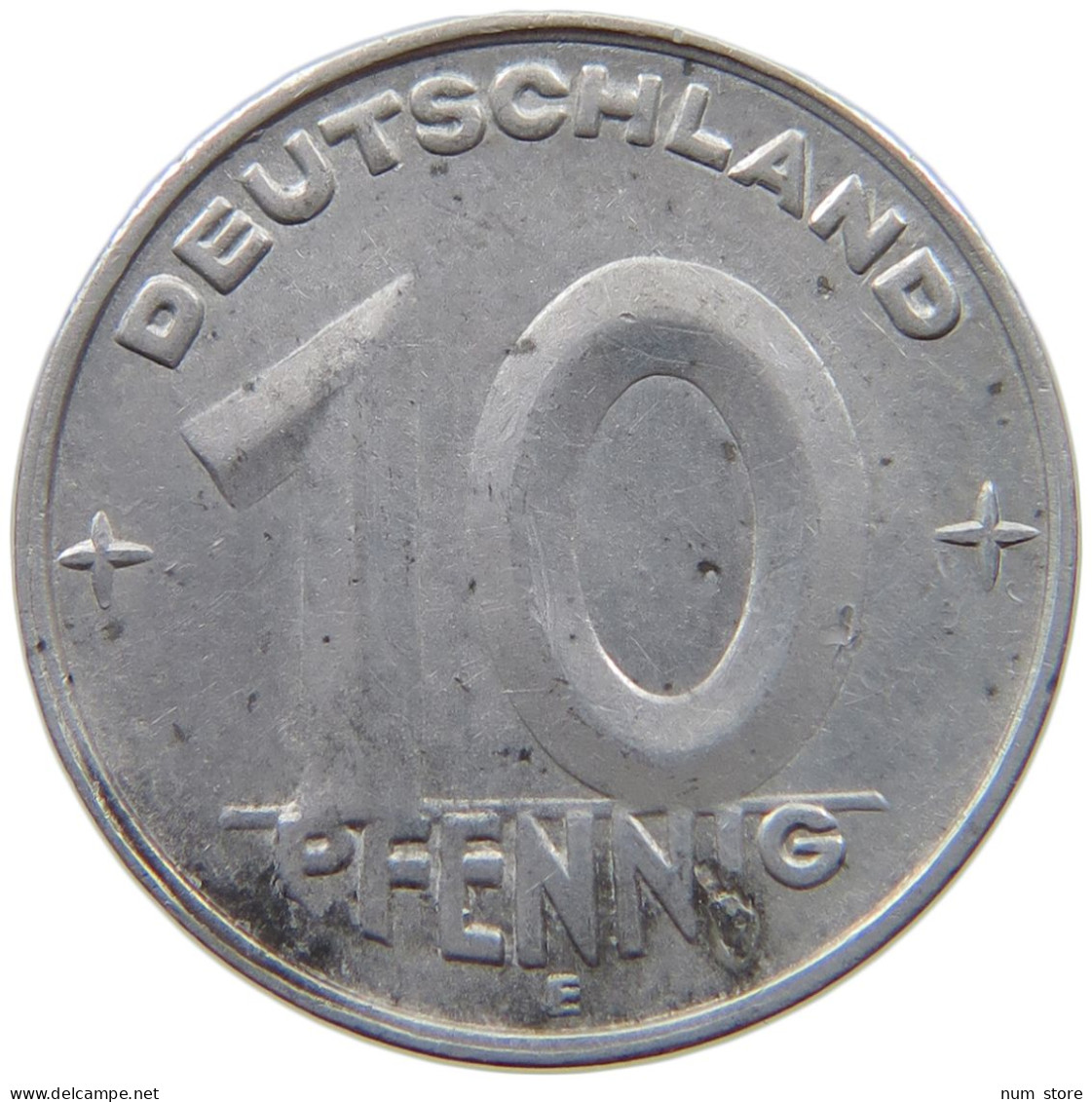 GERMANY DDR 10 PFENNIG 1950 E #a070 0679 - 10 Pfennig