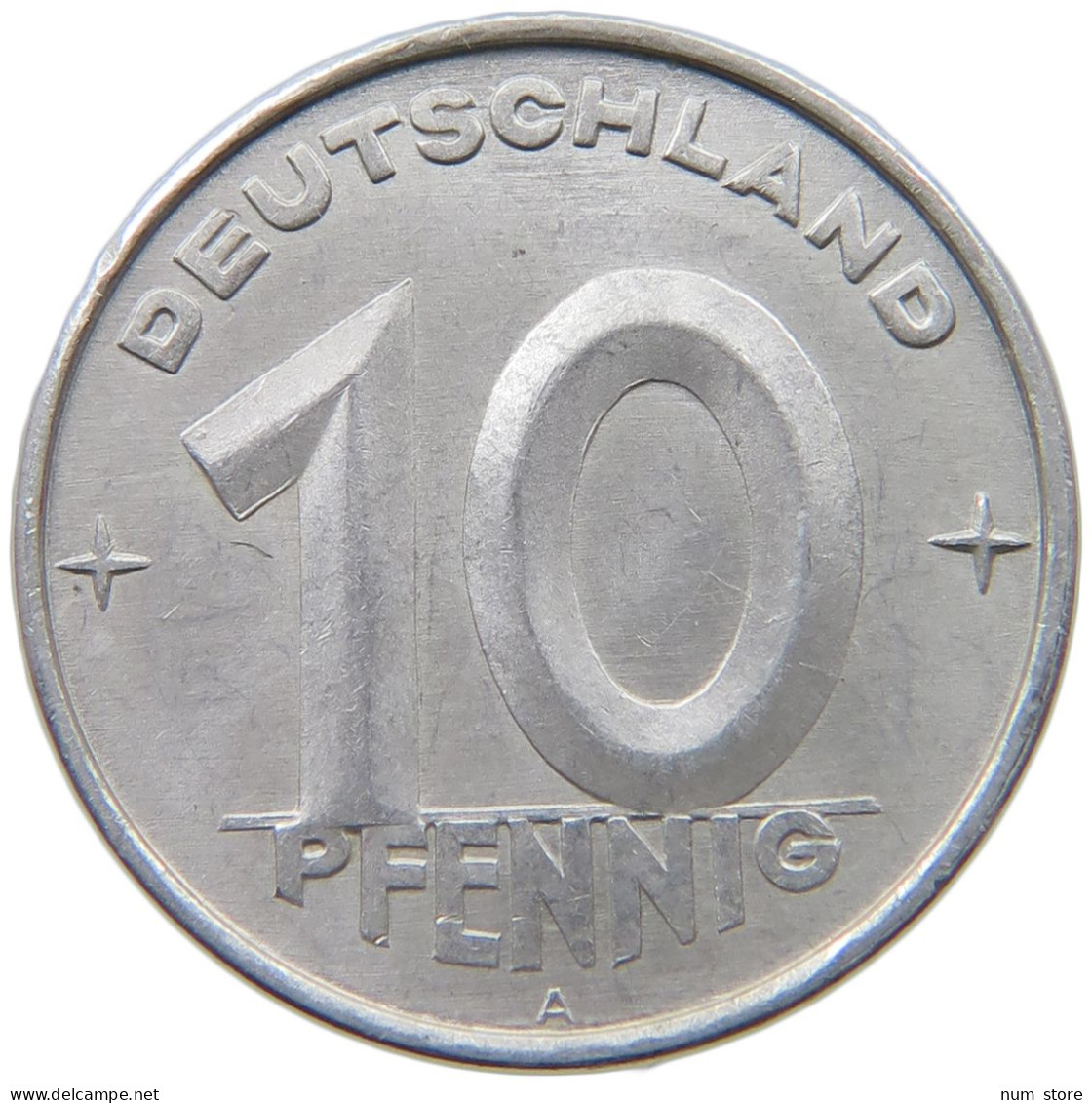 GERMANY DDR 10 PFENNIG 1952 A #a036 0559 - 10 Pfennig