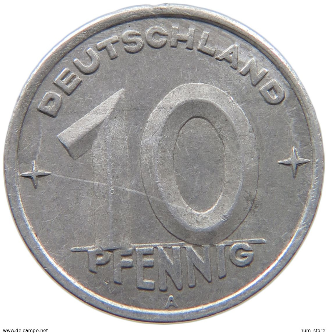 GERMANY DDR 10 PFENNIG 1948 A #c040 0809 - 10 Pfennig