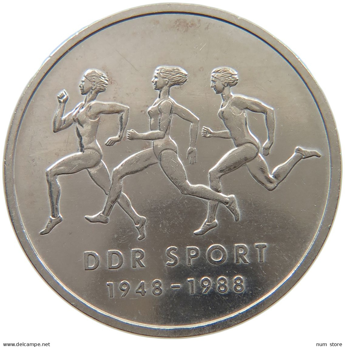 GERMANY DDR 10 MARK 1988 SPORT #a060 0557 - 10 Mark