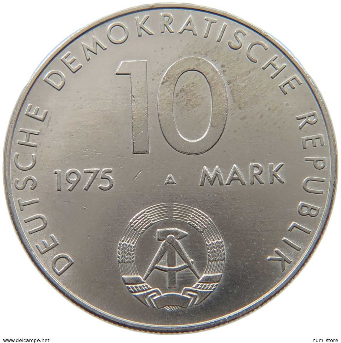 GERMANY DDR 10 MARK 1975 TOP #c083 0899 - 10 Mark