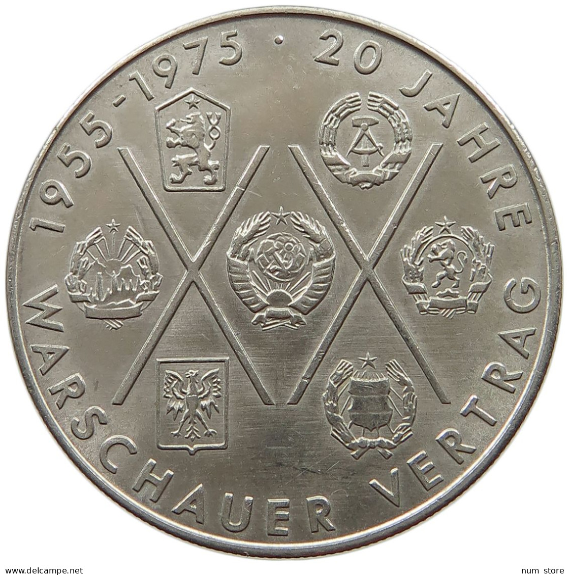 GERMANY DDR 10 MARK 1975 TOP #s070 0049 - 10 Marcos