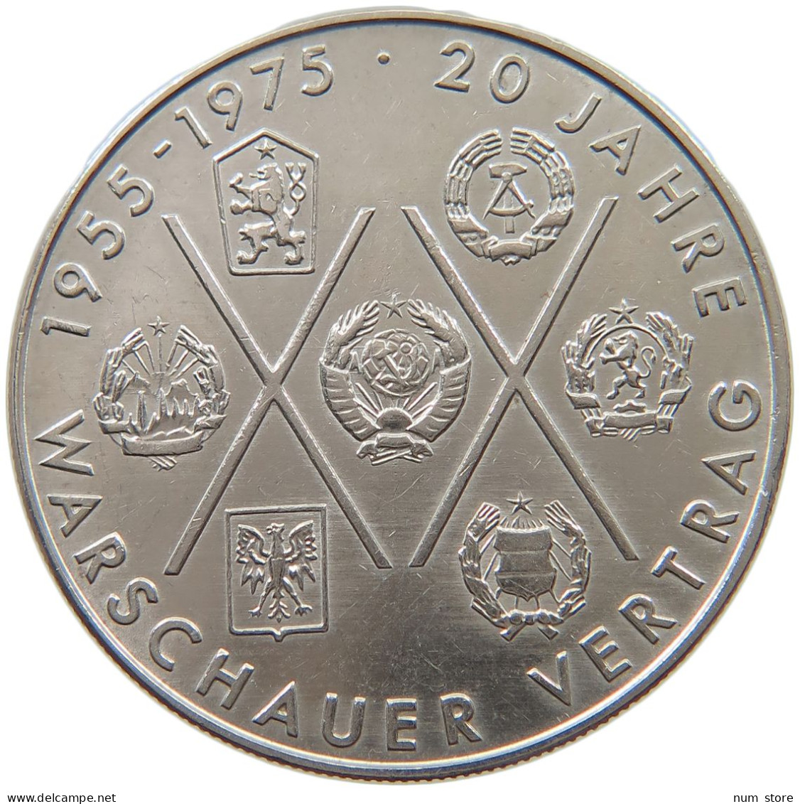 GERMANY DDR 10 MARK 1975 TOP #c083 0893 - 10 Marcos