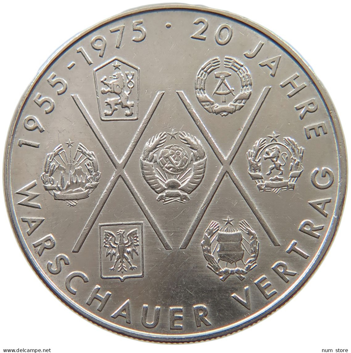 GERMANY DDR 10 MARK 1975 TOP #c083 0893 - 10 Mark