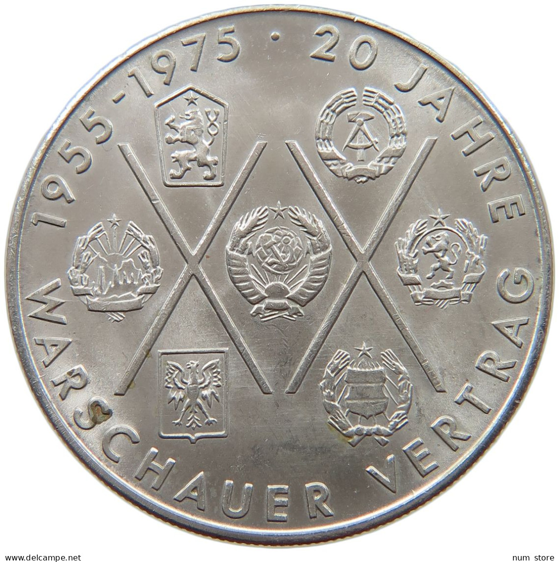 GERMANY DDR 10 MARK 1975 TOP #a078 0019 - 10 Mark