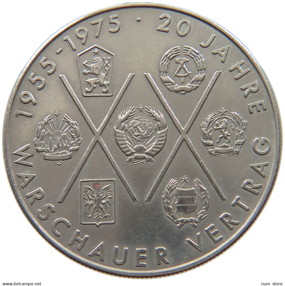 GERMANY DDR 10 MARK 1975 TOP #a078 0013 - 10 Mark