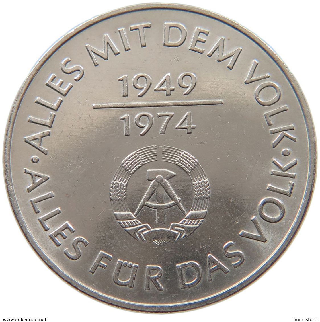 GERMANY DDR 10 MARK 1974 TOP #c083 0903 - 10 Marcos