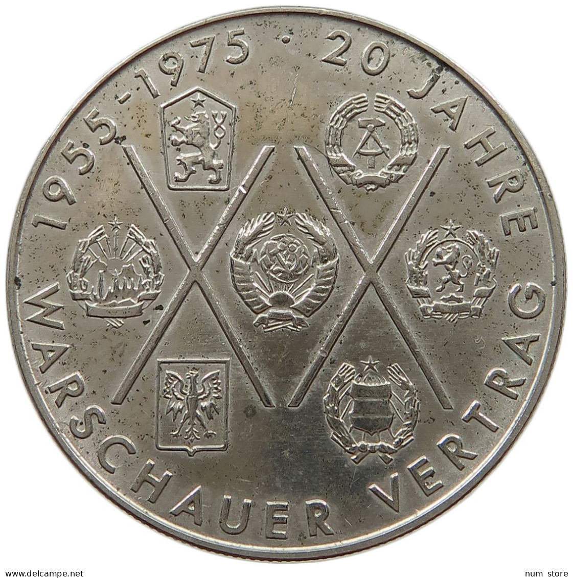 GERMANY DDR 10 MARK 1975 #s070 0051 - 10 Marcos