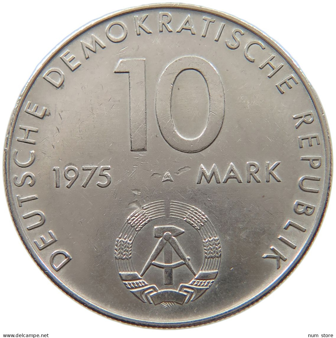 GERMANY DDR 10 MARK 1975 #c083 0895 - 10 Marcos