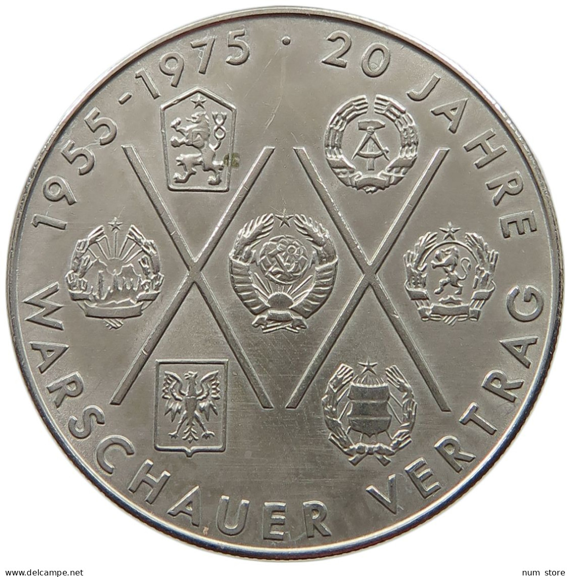 GERMANY DDR 10 MARK 1975 #a013 0623 - 10 Mark