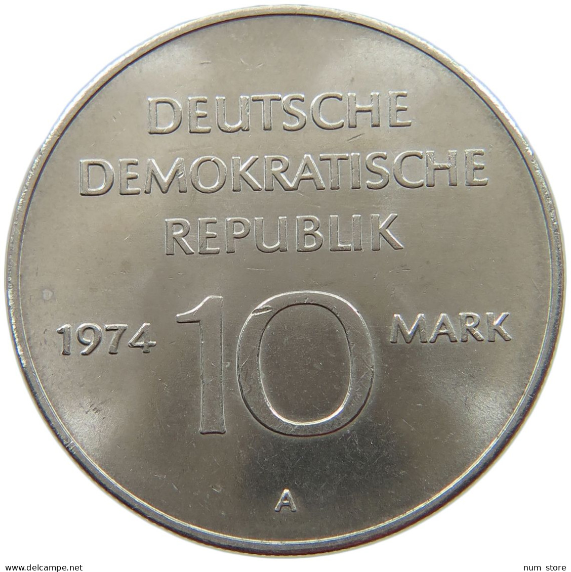 GERMANY DDR 10 MARK 1974 #s062 0675 - 10 Mark