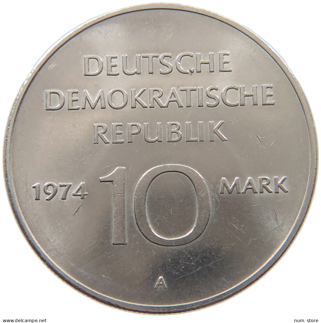 GERMANY DDR 10 MARK 1974 #a048 0033 - 10 Marcos