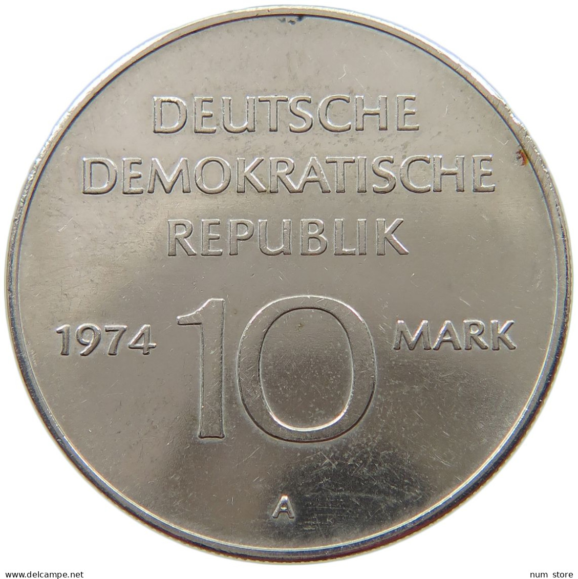 GERMANY DDR 10 MARK 1974 #a013 0653 - 10 Marcos
