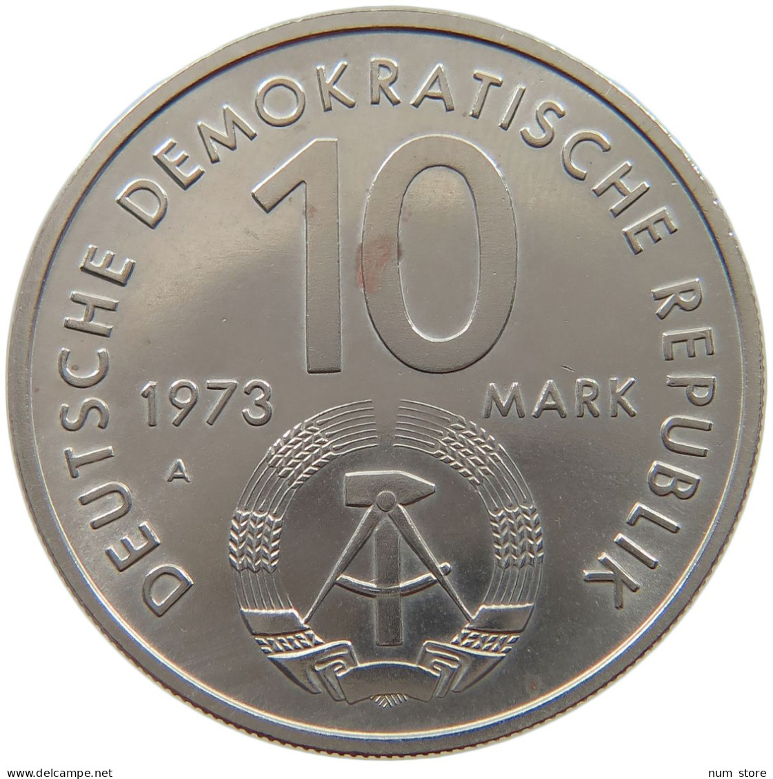 GERMANY DDR 10 MARK 1973 #a078 0053 - 10 Mark