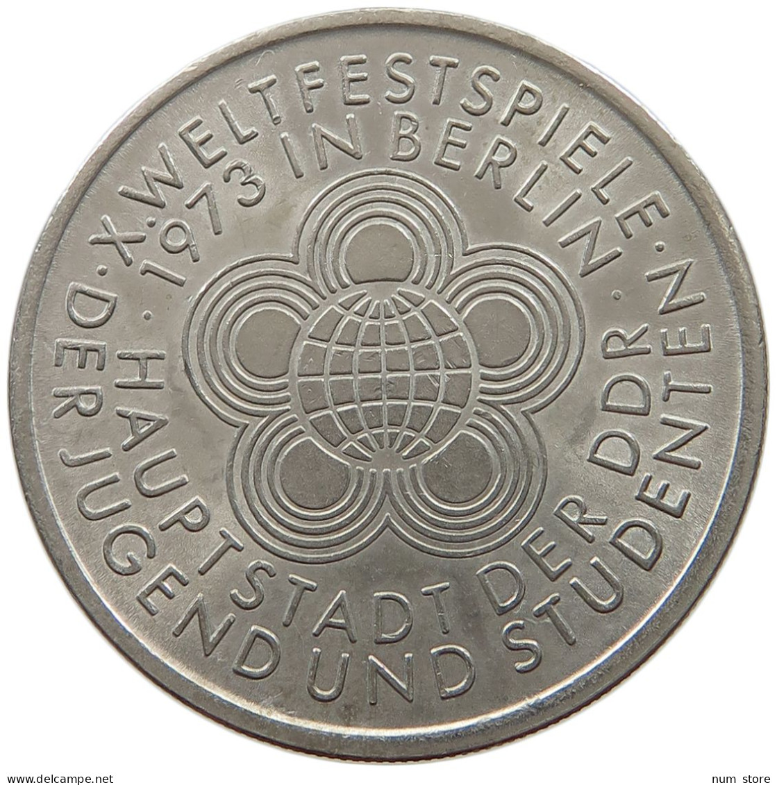 GERMANY DDR 10 MARK 1973 #a013 0617 - 10 Mark