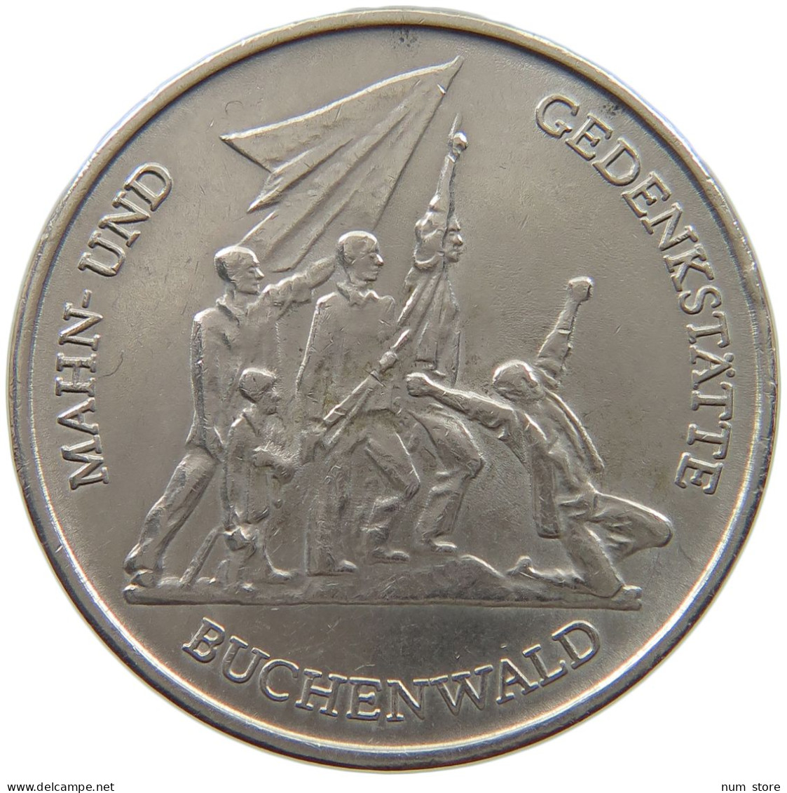 GERMANY DDR 10 MARK 1972 BUCHENWALD TOP #a077 0505 - 10 Mark