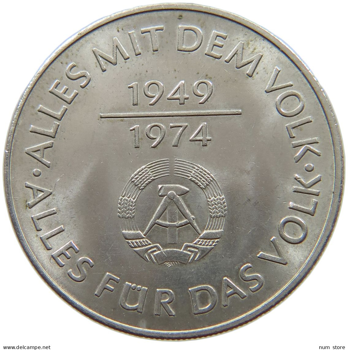 GERMANY DDR 10 MARK 1974 #a078 0077 - 10 Marcos