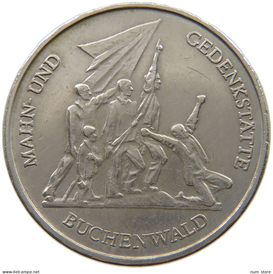 GERMANY DDR 10 MARK 1972 BUCHENWALD #a077 0507 - 10 Mark