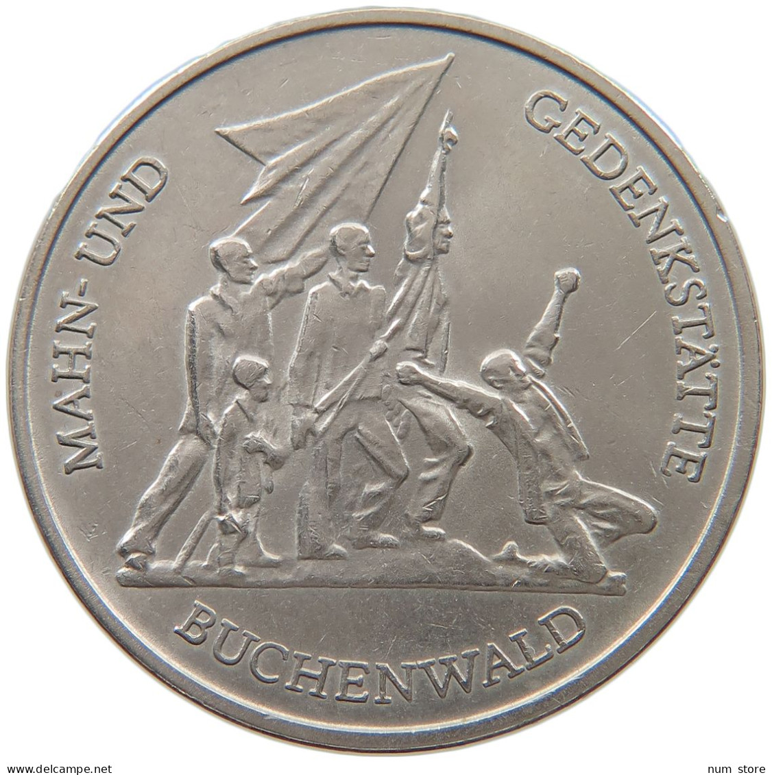 GERMANY DDR 10 MARK 1972 BUCHENWALD #a048 0031 - 10 Marchi