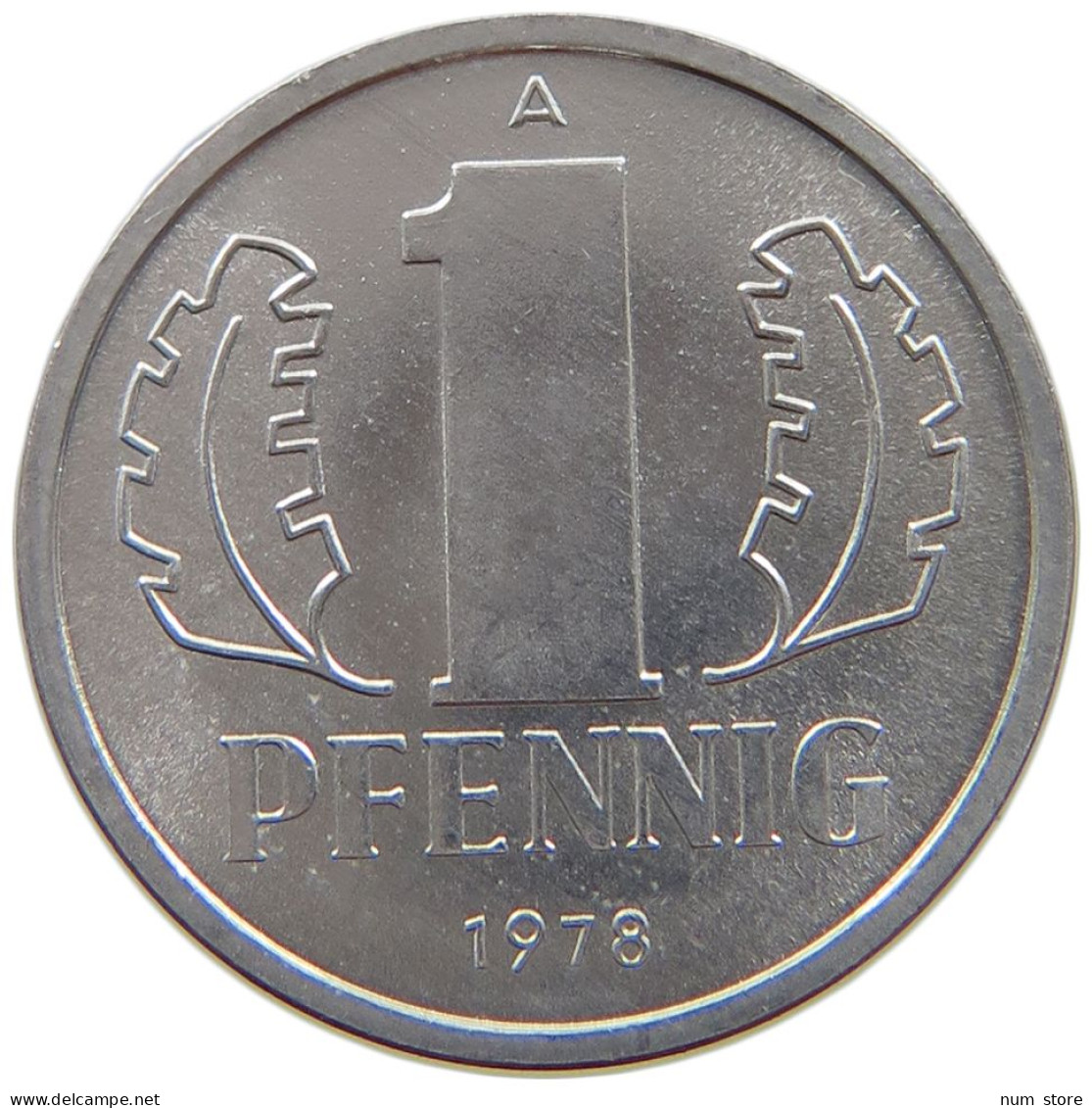 GERMANY DDR 1 PFENNIG 1978 TOP #a089 0229 - 1 Pfennig