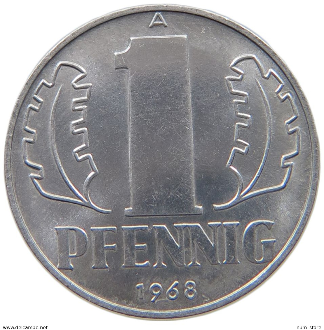 GERMANY DDR 1 PFENNIG 1968 TOP #c078 0647 - 1 Pfennig