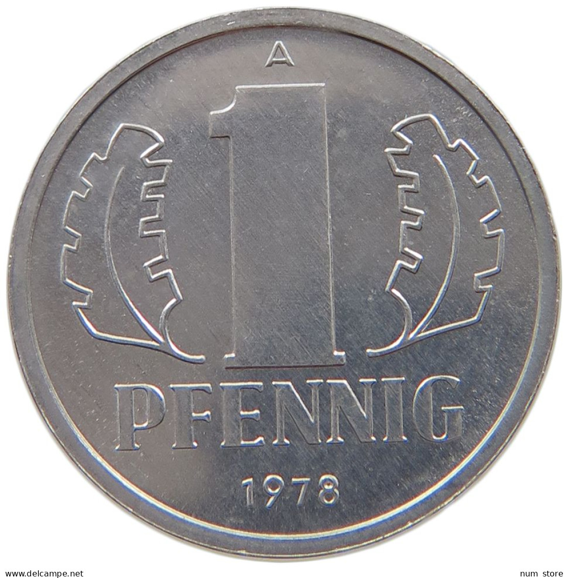 GERMANY DDR 1 PFENNIG 1978 TOP #a076 0379 - 1 Pfennig