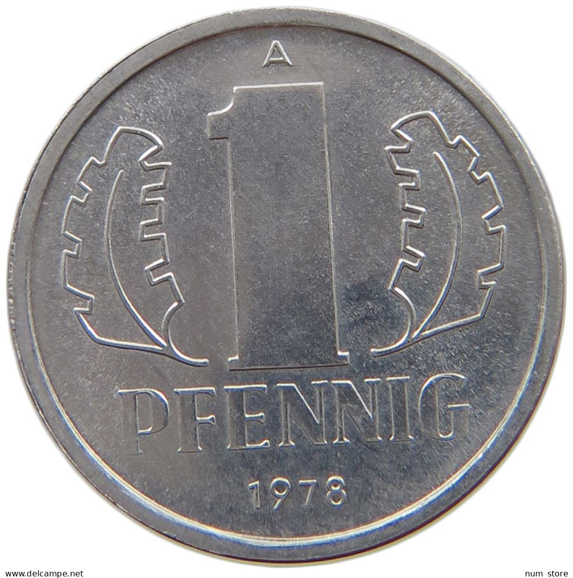 GERMANY DDR 1 PFENNIG 1978 TOP #a076 0375 - 1 Pfennig