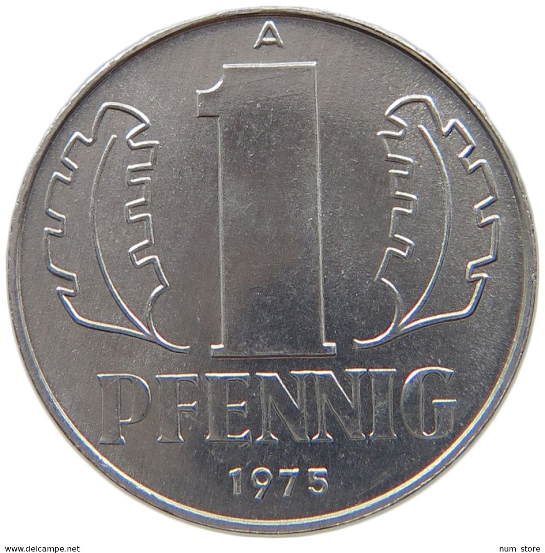 GERMANY DDR 1 PFENNIG 1975 TOP #a076 0395 - 1 Pfennig